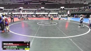 Rookie K-2 56 Champ. Round 2 - Bryce Gross, Mathews Youth Wrestling Club vs Waylon Caywood, Ocean Lakes Wrestling Club