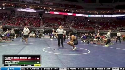 3A-285 lbs Champ. Round 2 - Maddux Borcherding-Johnson, Norwalk vs Jamal Neeway, Waukee Northwest