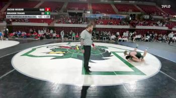 138 lbs Round 3 - 2nd Wrestleback And Semi-finals(16 Team) - Jacob Woehr, Austin Vandegrift vs Braden Trang, Southlake Carroll