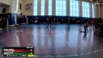 190 lbs Cons. Round 4 - Isael Perez, NY Military Academy vs Edwin Rios, Brecksville