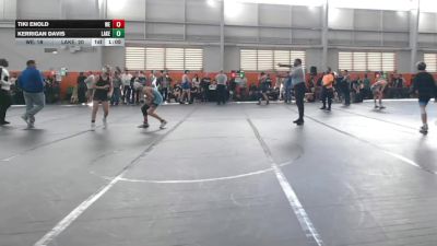 100 lbs Finals (2 Team) - Tiki Enold, Warner Elite vs Kerrigan Davis, Lake WC