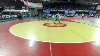 Boys 2A 175 lbs Cons. Round 2 - Angel Farias, Quincy vs Blake Berger, Deer Park
