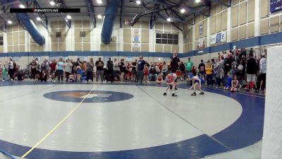 10U Boys FS - 53-58 Champ. Round 3 - Wyatt Whitney, Bloomington South Wrestling Club vs Emmett Whitney, Bloomington South Wrestling Club