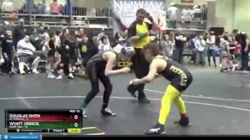 105 lbs Round 1 (4 Team) - Wyatt Orbeck, Barn Kids vs Douglas Smith, MI Pitbulls