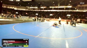 132 lbs Champ. Round 1 - Jake Allison, Glacier Peak vs Bryan Madrigal, Sunnyside