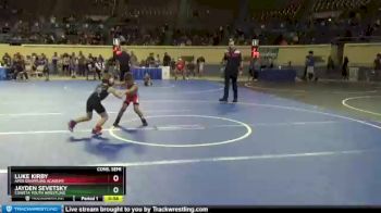55 lbs Cons. Semi - Jayden Sevetsky, Coweta Youth Wrestling vs Luke Kirby, Apex Grappling Academy