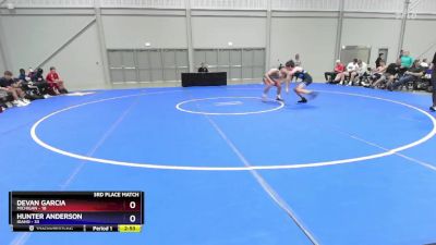 120 lbs Placement Matches (8 Team) - Devan Garcia, Michigan vs Hunter Anderson, Idaho