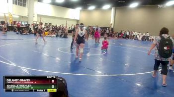 155 lbs Round 5 (8 Team) - Delaney Graves, Charlies Angels Florida Pink vs Isabelle Kuehler, Nebraska Widow Makers