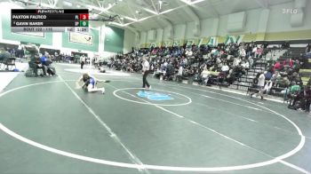 115 lbs Champ. Round 2 - Paxton Faltico, Point Loma vs Gavin Baker, San Pasqual