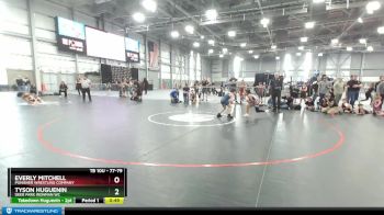 77-79 lbs Round 1 - Everly Mitchell, Punisher Wrestling Company vs Tyson Huguenin, Deer Park Ironman WC