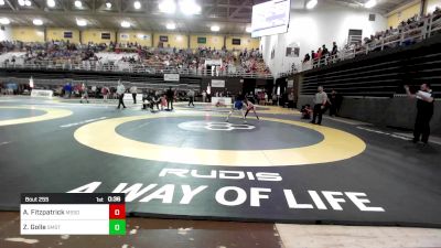 113 lbs Consi Of 32 #2 - Aloysius Fitzpatrick, Model Secondary School For The Deaf vs Zach Golle, St. Mark's School Of Texas