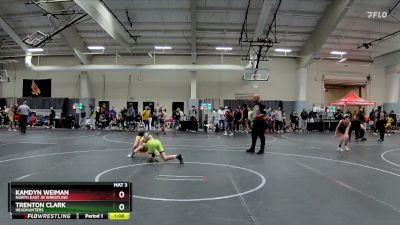101 lbs 1st Place Match - Trenton Clark, Headhunters vs Kamdyn Weiman, North East Jr Wrestling