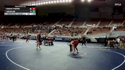 165-D4 Quarterfinal - Lucas Lee, Payson High School vs HADLEY PORTER, Mogollon High School