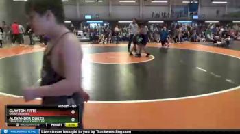 130 lbs Quarterfinal - Alexander Dukes, Tennessee Valley Wrestling vs Clayton Fitts, Snead Grizzlies
