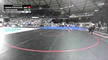 Boys 2A 215 lbs Cons. Round 1 - Maksim Tchelouchkin, Marysville Pilchuck vs Coen Chandler, Sultan