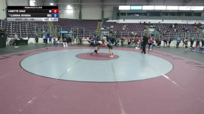 180 lbs Cons. Round 2 - Carina Rivera, Wilkes vs Linette Diaz, Bridgeport