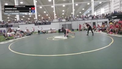 140 lbs Addison Cole, Oklahoma vs Annabelle Soell, Kansas