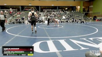 138 lbs Finals (8 Team) - Hunter Hollingsworth, EDMOND NORTH vs Gabe Blankenship, BIXBY