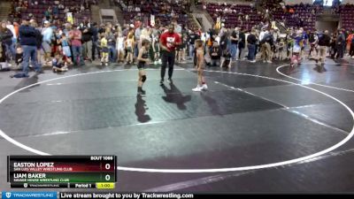 59 lbs Cons. Round 1 - Easton Lopez, San Luis Valley Wrestling Club vs Liam Baker, Savage House Wrestling Club