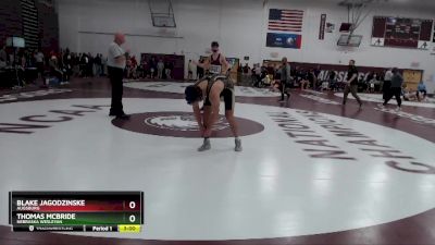 157 lbs Champ. Round 2 - Blake Jagodzinske, Augsburg vs Thomas Mcbride, Nebraska Wesleyan