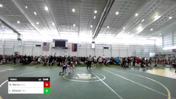 130 lbs Consi Of 8 #2 - Noah Maria, Stout Wrestling Academy vs Logan Salazar, Wlv Jr Wrestling