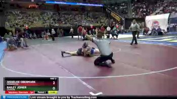 135 lbs Quarterfinal - Annelise Obermark, Washington vs Bailey Joiner, Lebanon