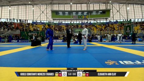 Elisabeth Ann Clay vs Gisele Constante Menezes Tavares 2026 Brasileiro Jiu-Jitsu IBJJF