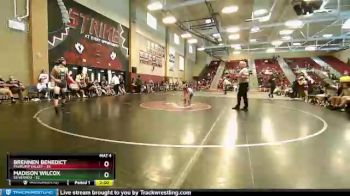 145 lbs Round 1 (10 Team) - Brennen Benedict, Pahrump Valley vs Madison Wilcox, Silverado