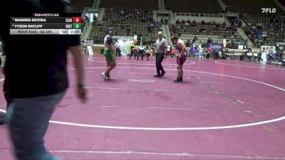 5A 285 lbs Quarterfinal - Warren Bethea, Elmore County School vs Tyson Ratliff, Holtville