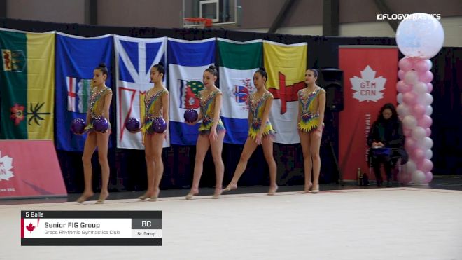 Senior FIG Group - 5 Balls, Grace Rhythmic Gymnastics Club - 2019 Elite Canada - Rhythmic