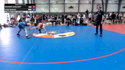 157 lbs Cons. Sub-quarters - Richard Dunlavey, Chugach Eagles Wrestling Club vs Race Scalici, Mat Demon Wrestling Club