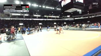 132 lbs Champ. Round 3 - Creed Wright, Darrington vs Jaymasen Razon, Rogers (Puyallup)