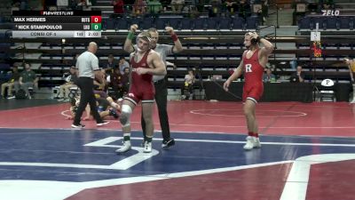 157 lbs Consi Of 4 - Max Hermes, Rutgers vs Nick Stampoulos, Lock Haven
