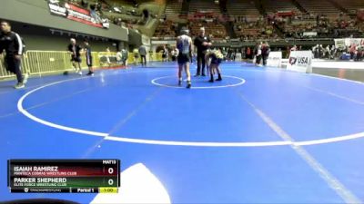 119 lbs Champ. Round 2 - Isaiah Ramirez, Manteca Cobras Wrestling Club vs Parker Shepherd, Elite Force Wrestling Club