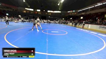 150 lbs Quarterfinal - Chris Frost, Marana vs Sergio Macias, Sahuarita High School