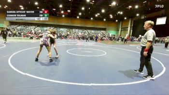 98-105 lbs Round 3 - Samuel`Atticus` Mayer, Fallon Outlaws WC vs Connor Tolman, Fallon Outlaws WC