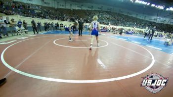 65 lbs Quarterfinal - Bexley Leisinger, Choctaw Ironman Youth Wrestling vs Jaycie Harmon, Duncan Demon Wrestling