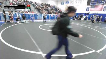 100 lbs Cons. Round 1 - Giselle Mongenel, Covina vs Sofia McNeal, Canyon (Anaheim)