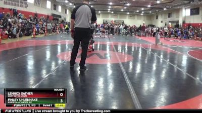 55 lbs Round 1 - Finley Uhlenhake, Immortal Athletics WC vs Lennox Sather, Saint Peter Saints