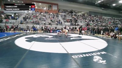 U23 Women - 65 lbs Semis - Isabella Mir, NV vs Maddie Kubicki, MO