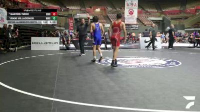 Semis - Santos Tizoc, Silver Creek High School Wrestling vs Rikki Villasenor, Newport Harbor High School Wrestling