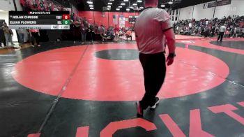 138 lbs Cons. Round 6 - Nolan Chrisse, YORKVILLE (HS) vs Elijah Flowers, BOLINGBROOK