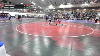 125 lbs Champ. Round 3 - Kaden Weber, Grand View (Iowa) vs Patrick Jones, Keiser University