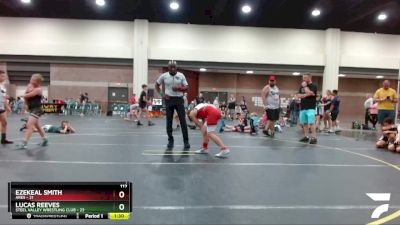 112 lbs Round 3 (4 Team) - Lucas Reeves, Steel Valley Wrestling Club vs Ezekeal Smith, ARES