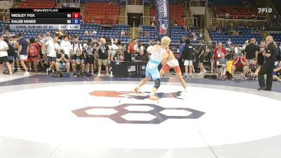 150 lbs Cons. Sub-rd Of 64 - Wesley Fox, WA vs Kaleb Miner, MA