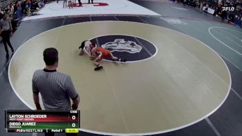 Cons. Round 2 - Layton Schroeder, West Point-Beemer vs Diego Juarez, Ogallala
