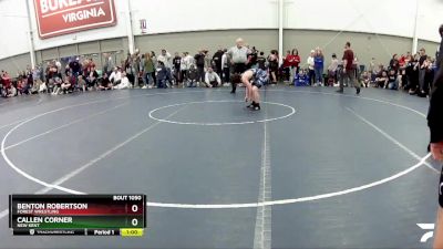 114 lbs Cons. Round 2 - Benton Robertson, Forest Wrestling vs Callen Corner, New Kent