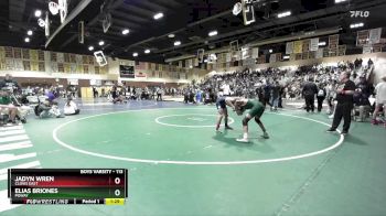 113 lbs Champ. Round 3 - Jadyn Wren, Clovis East vs Elias Briones, Poway