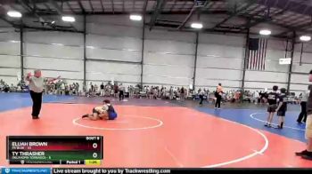 130 lbs Round 3 (6 Team) - Elijah Brown, PA Blue vs Ty Thrasher, Oklahoma Tornados