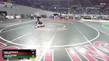 6A-120 lbs Cons. Round 2 - Kovi Lefkowitz, Clackamas vs Dylan Keyser, Lake Oswego